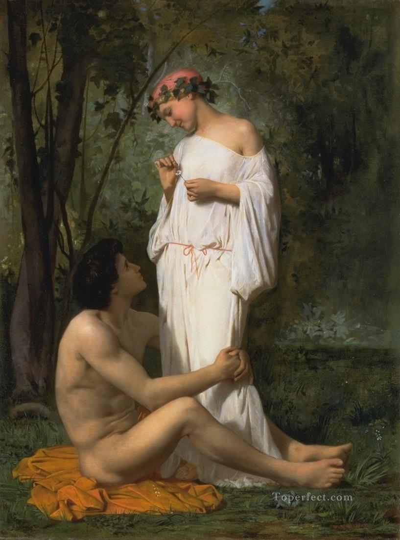 Idylle 1851 William Adolphe Bouguereau Oil Paintings